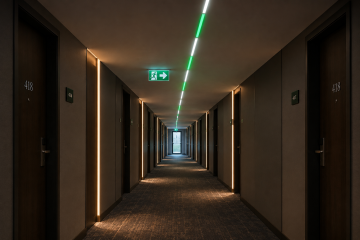 Hotel Nooduitgang Signalisatie Licht